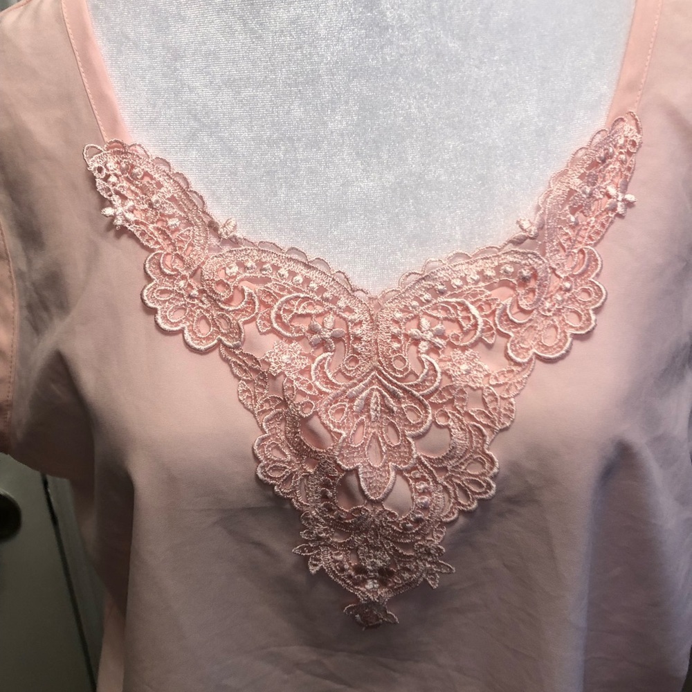Vintage Pink Shell by Alice Stuart Size Large - Picture 2 of 7